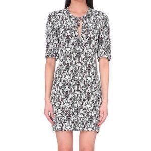 Maje Black and White Dress